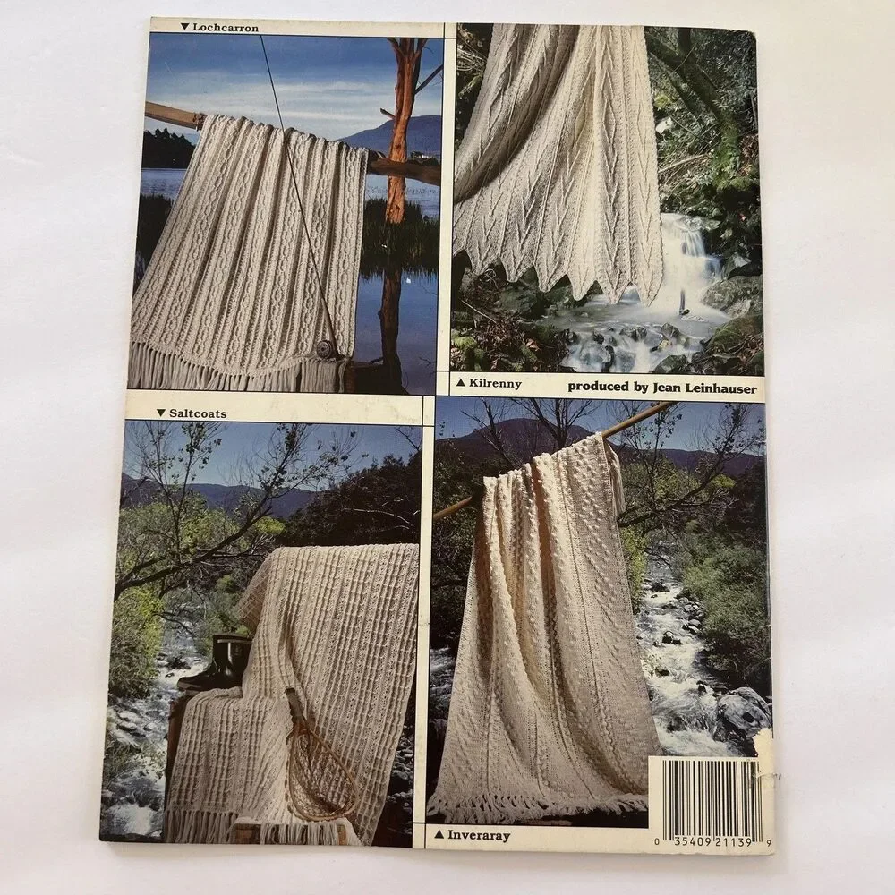 Share Fisherman Mile a Minute Afghans Crochet Pattern Booklet 6 Designs